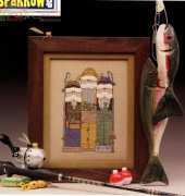 Holiday Sparrow Fishing Fools
