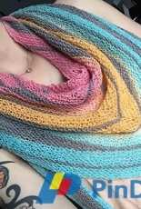 High Priest of Rhythmic Noise Shawl by Sarah Raasch
