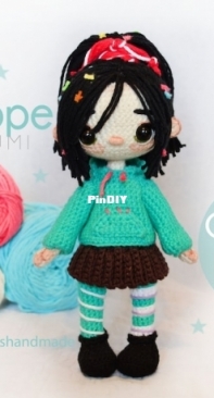 Stitches HandmadeMX - Cindy Soto - Vanellope - Spanish
