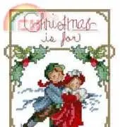 The Vermillion Stitchery 0125-0050 Victorian Christmas Bellpull XSD