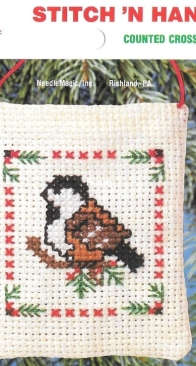 NMI Needle Magic Inc. - Stitch N Hang - Art. 121 - Chickadee