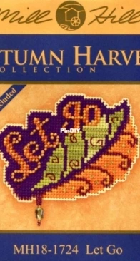 Mill Hill - Autumn Harvest Collection MH18-1724 Let Go XSD