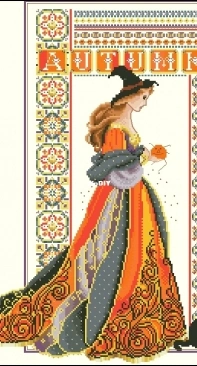 Lavender and Lace LL58 Celtic Autumn - alternate colors XSD