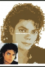 Stitch a Star - Michael Jackson from Cross Stitcher 217 XSD
