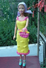 Maguinda Bolsón - Maite dress and bag set for dolls