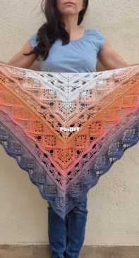 Hobbii Design - RedTeapotAtelier - Ceylon Tea Shawl