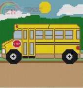 School Bus #3 by Cheryl Van Wormer
