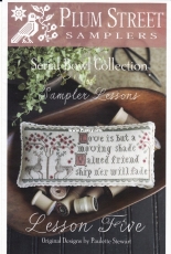 Plum Street Samplers - Serial Bowl Collection of Sampler Lessons - Lesson Five