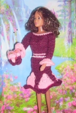 Maguinda Bolsón - Soraya dress and bag set for dolls
