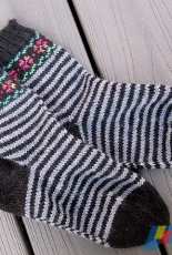 Beach Rose Socks by Pat Higgins-Free