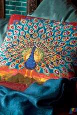 Ehrman Needlepoint - Peacock at Sunset