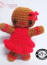 Sweet N Cute Creations - Shannen Nicole Chua - Jemma Girl and Snappy the Gingerbread Man