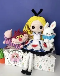 Zombiegurumi - Luisa Contreras - Alicia and friends - Alicia y sus Amigos - Spanish