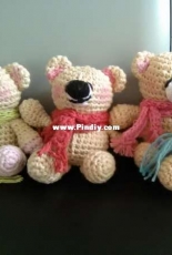 Mini my friend bears keyring