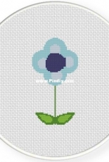 Daily Cross Stitch - Flower 4