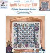 Linda Myers Leaflet 91 Quilt Sampler XIII - Village Gameboard Blocks