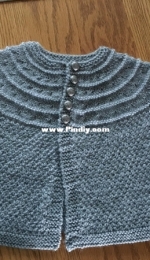 Top Down Baby Jacket by Gerdina Schwab-Free