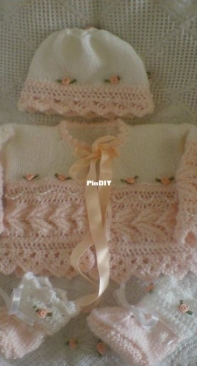 Cute N Cuddly Designs 2 Fancy Border Jacket Set