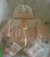 Cute N Cuddly Designs 2 Fancy Border Jacket Set