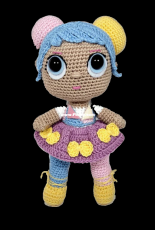 Solange Freitas - LOL doll Bonbon amigurumi  - Portuguese