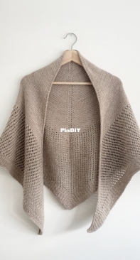Simple Lace Shawl by Cleome Smith