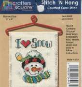 Needle Magic Inc. NMI Stitch N Hang 4443 - I Love snow