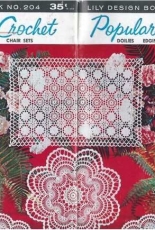Lily Design Book 204 - Popular Crochet
