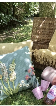 Chelsea flower show cushion cover just pootling
