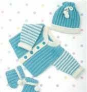 Red Heart - WR1905-Newborn layette - free