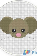 Daily Cross Stitch - Cute Mice