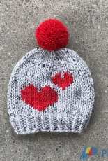 Sheepy Shenanigans-Heart Emoji Beanie by SheepyShenanigans