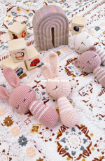 Bella Coco - Sarah-Jayne Fragola - Sleepy Baby Bear and Bunny Stick Rattle - Free