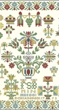 Modern Folk Embroidery - Frouwke Sijmens Bos 1792  XSD+PCS