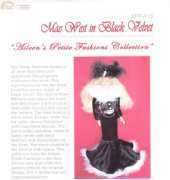 Aileens Petite Fashions-Mae West in Black Velvet