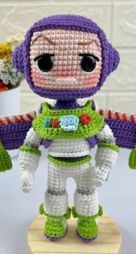 Gil Amigurumi - Gilson Viana - Buzz Lightyear - Potuguese