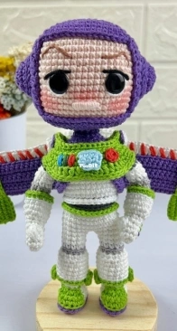 Gil Amigurumi - Gilson Viana - Buzz Lightyear - Potuguese