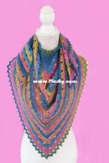 Hobbii Friends - Jennifer Santos - Super Cute Design - Macic Wool Shawl - Dutch - Free