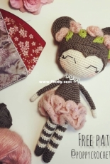 Poppy Crochet Design - Zsuzsanna Blaho - Pink Bunny Girl  - Russian - Free