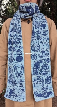Anime Scarf by Katharina Kuntz