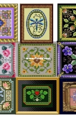 Chatelaine Designs - A Tiny Rose Mandala Garden - Caron Waterlilies - Debis Rose - Test of Acrobat Reader - Manuelas Sunflowers - Rathys Violets - Springtime Roses - Strawberry Summer - Tree Ornament 001 - Consolation Prize Raffle - 2010-2011-2012