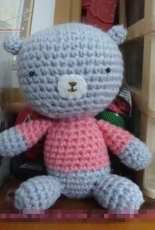 Bear in pink