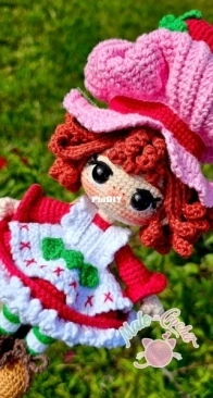 Male Crochet - Mayra /Ma Ale González Mtz - Strawberry Shortcake - Frutilla Rosita Fresita - Spanish