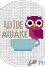 Daily Cross Stitch - Wide Awake