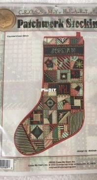 Cross My Heart CPSK-12 Patchwork Stocking XSD
