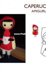 Danagurumis- Amigurumis Danae- Red Riding Hood- Spanish- Free