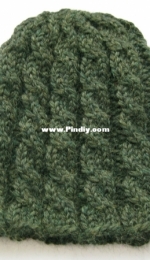 Cabled Hat of Awesomeness by The Rainbow Sheep-Free
