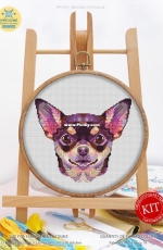 Awesome Pattern Studio C691 - Mandala Chihuahua