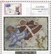 babydoll hand knit XM10 snow flakes 8-13"