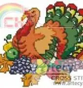 Artecy Cross Stitch - Thanksgiving Turkey