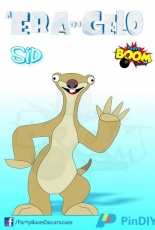 Party Boom Decoracoes A Era Do Gelo SID Ice age felt